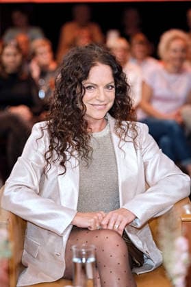 MDR Riverboat actress Christine Neubauer during the taping of the MDR talk show Riverboat on October 2, 2026, at Mediacity Leipzig 20261002SFL0028