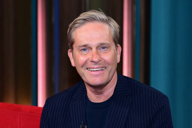 Hinnerk Baumgarten during the Das Rote Sofa TV show at the NDR Studios on October 2, 2026, in Hamburg, Germany. Andrea Wulf attends the Das Rote Sofa TV show in Hamburg, Germany.