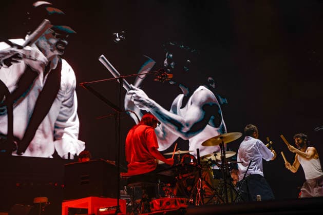 Vetusta Morla Concert in Barcelona The Madrid-based band Vetusta Morla during a performance at the Palau Sant Jordi on October 2, 2026, in Barcelona, Catalonia, Spain. The concert is part of their Gira de vuelta tour OCTOBER 2, 2026 CATALONIA BAND CONCERT VETUSTA Kike Rincó Barcelona Catalonia Barcelona Catalonia Spain  Copyright: xKikexRinconx 7816752