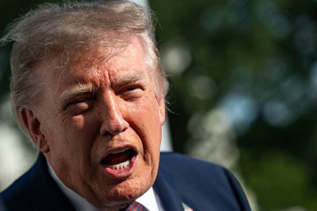 President Trump Departs the South Lawn United States President Donald J Trump speaks to press as he departs the South Lawn in Washington, DC, USA, on Friday, October 2, 2026. Credit: Annabelle Gordon Pool via CNP Washington District of Columbia United States  Copyright: xPool ABACAx