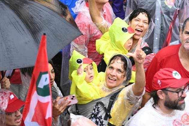 RECORD DATE NOT STATED President Luiz Inacio Lula da Silva during the closing campaign event in Belo Horizonte. Belo Horizonte (MG), 02 10 2026 - Elections Lula Event - President Luiz Inacio Lula da Silva participates this Friday (2) of October 2026, in a campaign closing event in the final stretch of the first round of the 2026 elections in the city of Belo Horizonte.(Foto: Paulo Ti Thenews2 imago images) President Luiz Inacio Lula da Silva during the closing campaign event in Belo Horizonte.  Copyright: xPauloxTix