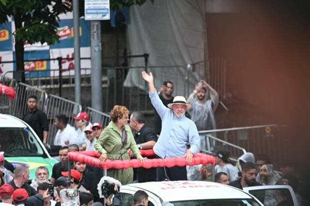RECORD DATE NOT STATED President Luiz Inacio Lula da Silva during the closing campaign event in Belo Horizonte. Belo Horizonte (MG), 02 10 2026 - Elections Lula Event - President Luiz Inacio Lula da Silva participates this Friday (2) of October 2026, in a campaign closing event in the final stretch of the first round of the 2026 elections in the city of Belo Horizonte.(Foto: Paulo Ti Thenews2 imago images) President Luiz Inacio Lula da Silva during the closing campaign event in Belo Horizonte.  Copyright: xPauloxTix