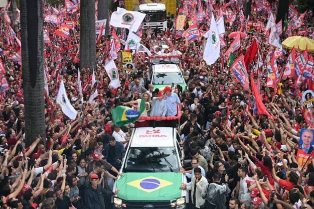 RECORD DATE NOT STATED President Luiz Inacio Lula da Silva during the closing campaign event in Belo Horizonte. Belo Horizonte (MG), 02 10 2026 - Elections Lula Event - President Luiz Inacio Lula da Silva participates this Friday (2) of October 2026, in a campaign closing event in the final stretch of the first round of the 2026 elections in the city of Belo Horizonte.(Foto: Paulo Ti Thenews2 imago images) President Luiz Inacio Lula da Silva during the closing campaign event in Belo Horizonte.  Copyright: xPauloxTix