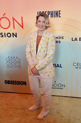 The US screenwriter, producer, and film director Tracie Laymon poses prior to the Celebration of Cinema & Television gala in Beverly Hills, California, United States, 02 October 2026. The Critics Choice Association (CCA) celebrates the sixth edition of its Celebration of Cinema & Television gala, which will recognize the work of figures from the Latino and Hispanic community in the entertainment industry. Sixth edition of Celebration of Cinema & Television brings together Latino talent !ACHTUNG: NUR REDAKTIONELLE NUTZUNG!  Copyright: xÓmarxAlonsox AME2176 20261002-55021572991_1