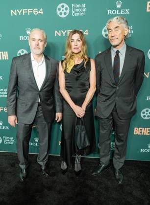 October 2, 2026, Bronx, New York, USA: John Gilroy, Sanne Wohlenberg and Tony Gilroy attend screening of Behemoth at annual NYFF64 at Alice Tully Hall at Lincoln Center in New York, NY on October 2, 2026. Bronx USA - ZUMAr339 20261002_znp_r339_021 Copyright: xLevxRadinx