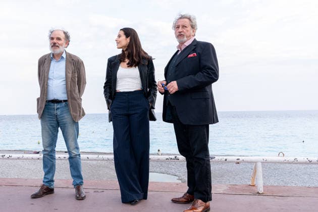 CineRoman Festival 460152 October 2, 2026 Nice, France Darroussin, Jean Pierre; Aussilloux, Marilou; Guediguian, Robert  Copyright: xEstellexCarlierx xStarfacex STAR_460152_010