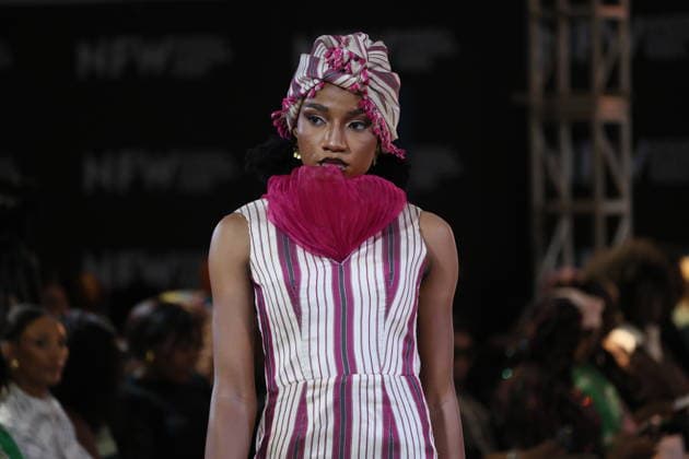 Nigeria Fashion Week in Abuja ABUJA, NIGERIA - OCTOBER 2: Models showcase contemporary creations on the runway during Nigeria Fashion Week 2026 at the conference hall in Abuja, Nigeria, on October 02, 2026. Emmanuel Osodi Anadolu Abuja Nigeria. Editorial use only. Please get in touch for any other usage.  Copyright: x2026xAnadoluxEmmanuelxOsodix