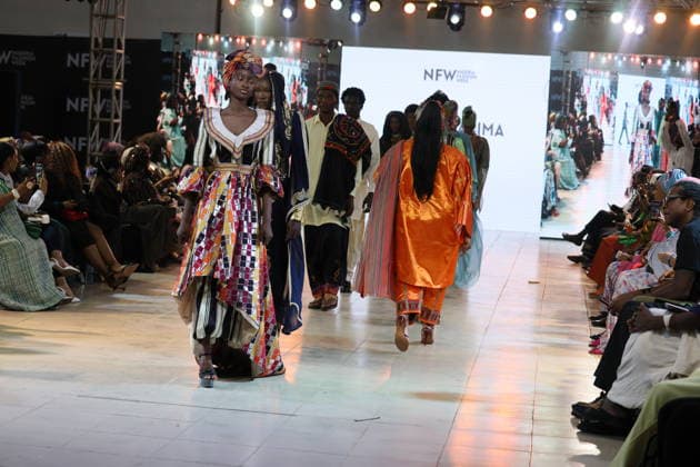 Nigeria Fashion Week in Abuja ABUJA, NIGERIA - OCTOBER 2: Models showcase contemporary creations on the runway during Nigeria Fashion Week 2026 at the conference hall in Abuja, Nigeria, on October 02, 2026. Emmanuel Osodi Anadolu Abuja Nigeria. Editorial use only. Please get in touch for any other usage.  Copyright: x2026xAnadoluxEmmanuelxOsodix