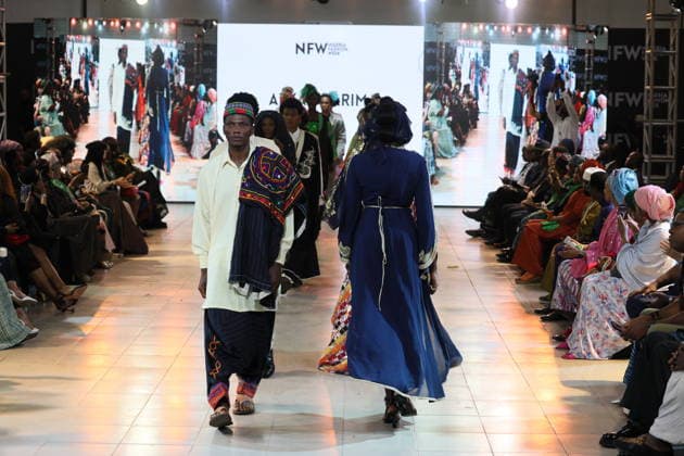 Nigeria Fashion Week in Abuja ABUJA, NIGERIA - OCTOBER 2: Models showcase contemporary creations on the runway during Nigeria Fashion Week 2026 at the conference hall in Abuja, Nigeria, on October 02, 2026. Emmanuel Osodi Anadolu Abuja Nigeria. Editorial use only. Please get in touch for any other usage.  Copyright: x2026xAnadoluxEmmanuelxOsodix