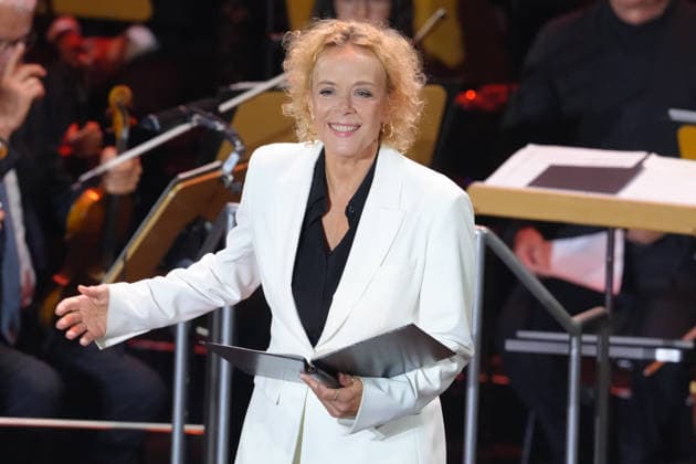 German Unity Day Ceremony in Bremen Actress Katja Riemann will host the event at the German Unity Day ceremony at the Glocke, Bremen, October 3, 2026, Bremen, Germany