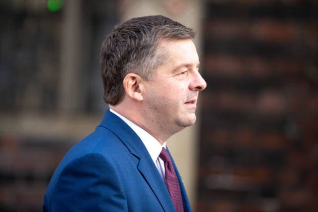 German Unity Day 2026 Celebrations in Bremen: Sven Schulze, CDU Minister-President of Saxony-Anhalt, at the Marktplatz in Bremen and on his way to a church service as part of the German Unity Day 2026 celebrations, Bremen, October 3, 2026, Bremen, Germany