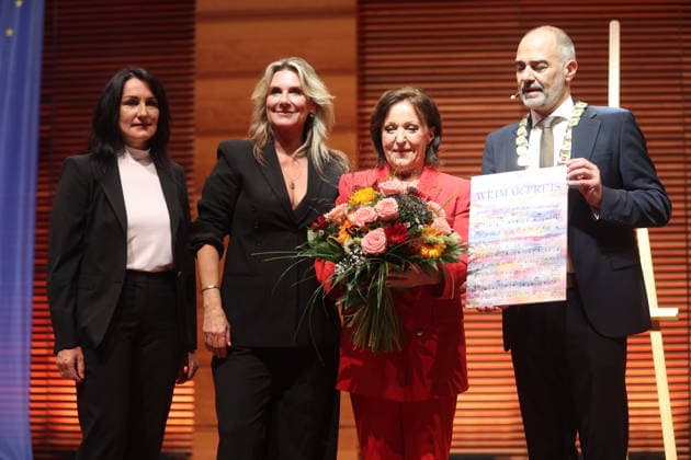 Weimar Prize Awarded to Ute Freudenberg Weimar, October 3, 2026 Weimar Prize Awarded to Ute Freud Copyright: xMatthiasxGränzdörferx