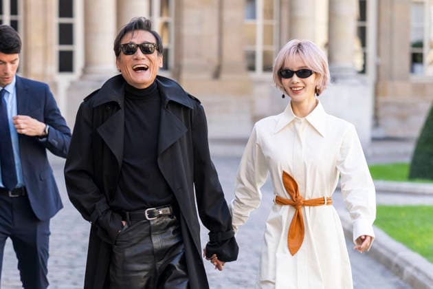 Tony Leung Ka-fai and Liu Shishi at the photocall for the Céline Spring Summer 2027 Women’s Ready-to-Wear collection during Paris Fashion Week (PFW) at the National Archives Museum in Paris, France, on October 3, 2026. Olivier Borde, Bestimage. Photocall at the Céline fashion show as part of Paris RTW Spring Summer 2027 Fashion Week, held at the Musée National des Archives on October 3, 2026, in Paris, France. Paris, France  Copyright: xOLIVIERxBORDEx xBESTIMAGExOLIVIERxBORDEx xBESTIMAGEx
