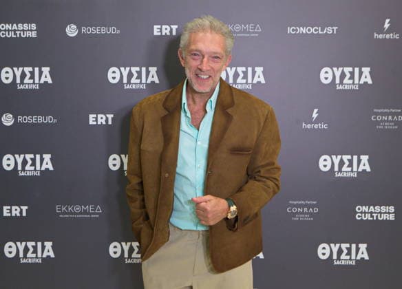 October 3, 2026, Athens, Greece: Director Romain Gavras attends the Greek premiere of his new film Sacrifice at the Onassis Stegi in Athens, joined by international guests including Vincent Cassel and Emily Ratajkowski. The film, which features an all-star cast including Anya Taylor-Joy, Chris Evans, Salma Hayek Pinault, John Malkovich and Charli XCX, was presented in Athens following its international premiere in Toronto. Athens Greece  - ZUMAv62_ 20261003_zaf_v62_012 Copyright: xAristidisxVafeiadakisx
