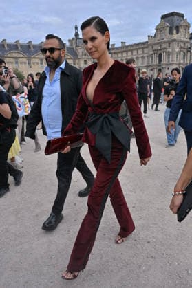 PFW Elie Saab Outside Arrivals Bianca Balti arriving at the Elie Saab show during Paris Fashion Week, in Paris, France on 3 October 2026. Photo by Julien Reynaud APS-Medias ABACAPRESS.COM Paris France  Copyright: xReynaudxJulien APS-Medias ABACAx