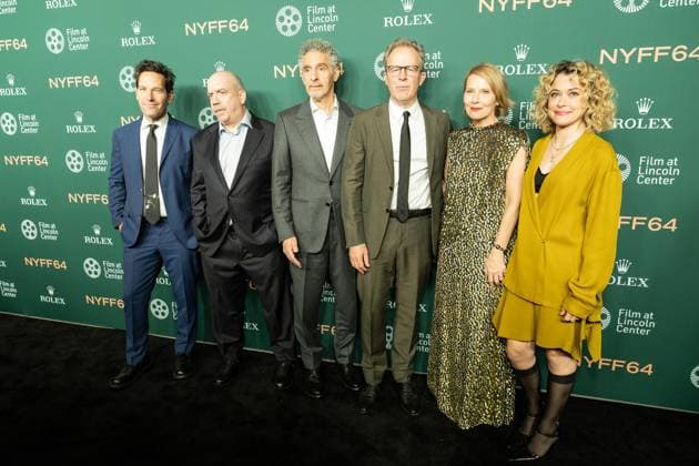 October 3, 2026, Bronx, New York, USA: Paul Ruud, Paul Giamatti, John Turturro, Tom McCarthy, Amy Ryan, Tatiana Maslany attend screening of A Statement during annual New York Film Festival at Alice Tully Hall at Lincoln Center in New York, NY on October 3, 2026. Bronx USA - ZUMAr339 20261003_znp_r339_066 Copyright: xLevxRadinx