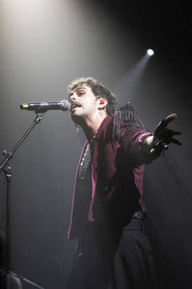 Iván Herzog Performing in Madrid, Spain - 03 Oct 2026 Artist Iván Herzog, performs live on stage during a performance at the Movistar Arena. Madrid Spain Copyright: xAtilanoxGarciax xSOPAxImagesx PHOTO10757