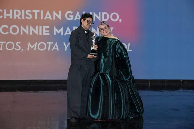 October 4, 2026: TO-45341 & x2013; Mexico City. October 3, 2026. Christian Galindo and Connie Martinez wins an Ariel Award at the 68th Ariel Awards ceremony presented by the Mexican Academy of Cinematographic Arts and Sciences (AMACC), held at Churubusco Studios in Mexico City. Clasos.com.mx - ZUMAcs4_ 20261004_faa_cs4_066 Copyright: xMikaxRoblesx