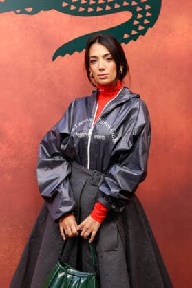 Rachel Araz Kiresepi at the photocall for the Lacoste Women’s Ready-to-Wear Spring Summer 2027 show during Paris Fashion Week (PFW) at Roland Garros in Paris, France, on October 4, 2026. Olivier Borde, bestimage. Photocall at the Lacoste Women’s Ready-to-Wear Spring Summer 2027 show as part of Paris Fashion Week on October 4, 2026, in Paris, France. Paris, France  Copyright: xOLIVIERxBORDEx xBESTIMAGExOLIVIERxBORDEx xBESTIMAGEx