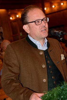 Manuel Pretzl, Munich City Council Member, October 4, 2026, Theresienwiesn, Oktoberfest, Schützen Festzelt, State Shooting Competition, Award Ceremony for This Year s Shooting Champions, Photo: Munich