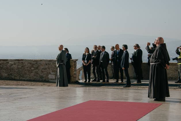 IPA89293598 - ASSISI October 4, 2026 Basilica of St. Francis celebration of the feast day of St. Francis, patron saint of Italy, with the participation of President of the Republic Sergio Mattarella. The anticipation  Copyright: xemanuelaxbianconix xx IPA89293598