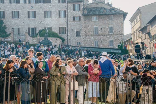 IPA89293613 - ASSISI October 4, 2026 Basilica of St. Francis celebration of the feast day of St. Francis, patron saint of Italy, with the participation of President of the Republic Sergio Mattarella. The anticipation  Copyright: xemanuelaxbianconix xx IPA89293613