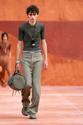 PFW Lacoste - Runway LZ A model walks the runway during the Lacoste Womenswear Spring Summer 2027 show as part of Paris Fashion Week on October 4, 2026 at Roland Garros in Paris, France. Photo by Laurent Zabulon ABACAPRESS.COM  Copyright: xZabulonxLaurent ABACAx