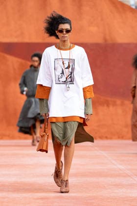 PFW Lacoste - Runway LZ A model walks the runway during the Lacoste Womenswear Spring Summer 2027 show as part of Paris Fashion Week on October 4, 2026 at Roland Garros in Paris, France. Photo by Laurent Zabulon ABACAPRESS.COM  Copyright: xZabulonxLaurent ABACAx