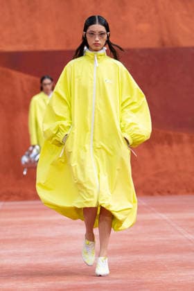 PFW Lacoste - Runway LZ A model walks the runway during the Lacoste Womenswear Spring Summer 2027 show as part of Paris Fashion Week on October 4, 2026 at Roland Garros in Paris, France. Photo by Laurent Zabulon ABACAPRESS.COM  Copyright: xZabulonxLaurent ABACAx