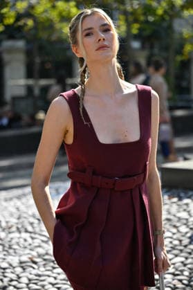 PFW Miu Miu Outside Arrivals Zita D Hauteville arriving at the Miu Miu show during Paris Fashion Week, in Paris, France on 4 October 2026. Photo by Julien Reynaud APS-Medias ABACAPRESS.COM Paris France  Copyright: xReynaudxJulien APS-Medias ABACAx
