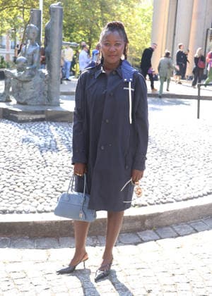 Alice Diop at the Miu Miu Women’s Ready-to-Wear Spring Summer 2027 fashion show during Paris Fashion Week (PFW) on October 4, 2026. Denis Guignebourg, Bestimage. Miu Miu Women’s’s Ready-to-Wear Collection Spring Summer 2027 at Paris Fashion Week (PFW) on October 4, 2026, Paris, France  Copyright: xDenisxGuignebourgx xBestimagexDenisxGuignebourgx xBestimagex