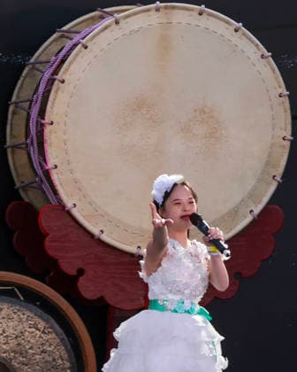. 04 10 2026. London, United Kingdom. Japan Matsuri Trafalgar Square 2026. Japan Matsuri, The UK s biggest annual festival of Japanese culture and food, returns to Trafalgar Square, London.  xMartynxWheatleyx xi-Imagesx IIM-27042-0026