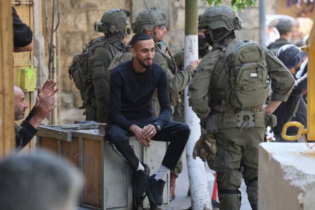 October 4, 2026, Hebron, Palestine, State of: HEBRON, OCCUPIED WEST BANK, OCTOBER 4, 2026: Newly installed Israeli military gates are seen near entrances to Hebron s Old City as Israeli forces impose additional movement restrictions in the area. One of the new iron gates was installed in the Al-Zahid area, a key route connecting neighborhoods of the Old City and providing access toward the Ibrahimi Mosque. Local shop owner Badr al-Tamimi said the restrictions were affecting access to more than 1,000 commercial shops and over 500 homes in the area. Hebron Palestine, State of - ZUMAq101 20261004_zna_q101_068 Copyright: xMosabxShawerx