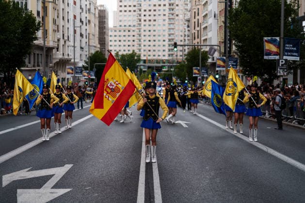 Ayuso Attends the Hispanic Heritage Parade in Madrid Hispanic Heritage Parade, October 4, 2025, in Madrid, Spain For the third consecutive year, the Hispanic Heritage Parade wound its way down Gran Vía, with the largest display to date. Twenty countries from the Americas, plus the United States, Equatorial Guinea, the Philippines, Guam, and the Northern Mariana Islands, were the stars of this year’s event. OCTOBER 4, 2026, Madrid, Spain  Copyright: xMatiasxChiofalox 7820316