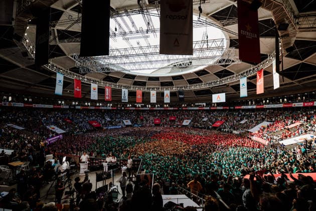 Final Day of the 30th Castells Competition in Tarragona Final Day of the 30th Castells Competition, at the CaixaBank Tàrraco Arena, on October 4, 2026, in Tarragona, Catalonia, Spain. The Castells Competition is a performance featuring castells—human towers—by the best colles (human tower groups) in Catalonia, held every two years, at the former bullring, the site where the first edition was held in 1932. OCTOBER 4, 2026 Tarragona Catalonia Tarragona Catalonia Spain Copyright: xLaiaxSolanellasx 7820390