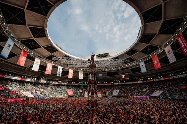 Final Day of the 30th Castells Competition in Tarragona Final Day of the 30th Castells Competition, at the CaixaBank Tàrraco Arena, on October 4, 2026, in Tarragona, Catalonia, Spain. The Castells Competition is a performance featuring castells—human towers—by the best colles (human tower groups) in Catalonia, held every two years, at the former bullring, the site where the first edition was held in 1932. OCTOBER 4, 2026 Tarragona Catalonia Tarragona Catalonia Spain Copyright: xLaiaxSolanellasx 7820393