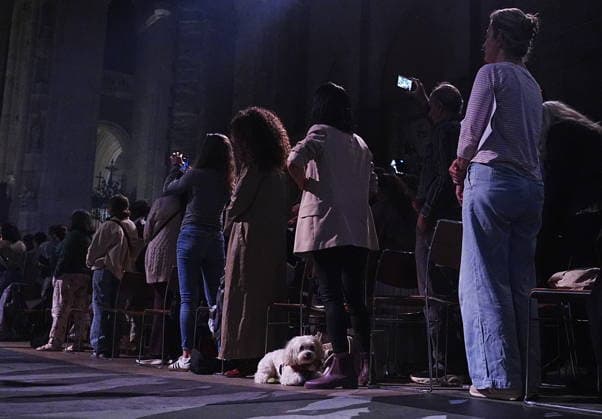 Annual animal blessing at the Cathedral of St. John the Divine in New York NEW YORK, UNITED STATES - OCTOBER 04: People attend with their pets at the annual animal blessing at the Cathedral of St. John the Divine on Sunday, October 4, 2026, in New York, U.S., celebrating the 800th anniversary of St. Francis of Assisi, the patron saint of the environment and ecology. Selcuk Acar Anadolu New York United States. Editorial use only. Please get in touch for any other usage.  Copyright: x2026xAnadoluxSelcukxAcarx