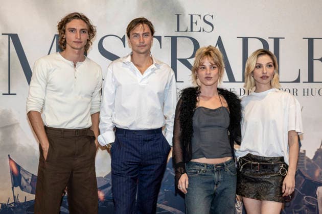 Premiere of Les Misérables by Fred Cavayé - Bordeaux MLG Vassili Schneider, Louis Peres, Megan Northam and Marie Colomb. The cast of French director Fred Cavayé s film Les Misérables attend a special preview screening at UGC Ciné Cité in Bordeaux, France, on October 4, 2026. Photo by Margot Le Gonidec ABACAPRESS.COM Bordeaux France  Copyright: xLexGonidecxMargot ABACAx