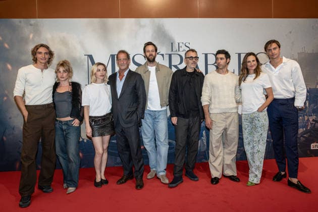 Premiere of Les Misérables by Fred Cavayé - Bordeaux MLG Vassili Schneider, Megan Northam, Marie Colomb, Vincent Lindon, Benjamin Lavernhe, Fred Cavayé, Tahar Rahim, Camille Cottin and Louis Peres. The cast of French director Fred Cavayé s film Les Misérables attend a special preview screening at UGC Ciné Cité in Bordeaux, France, on October 4, 2026. Photo by Margot Le Gonidec ABACAPRESS.COM Bordeaux France Copyright: xLexGonidecxMargot ABACAx