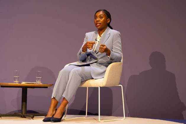British Conservative Party annual conference 2026, Day 1, Birmingham, UK - 04 Oct 2026 Kemi Badenoch, Leader of the British Conservative Party, on day one of the British Conservative Party annual conference at the International Convention Centre (ICC) in Birmingham The British Conservative Party holds it’s annual conference at the International Convention Centre (ICC) in Birmingham Birmingham United Kingdom Copyright: xPhilxLewisx xSOPAxImagesx Phil-Lewis-1456331