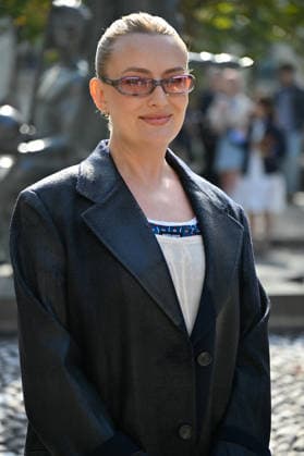 PFW Miu Miu Outside Arrivals Amelia Dimoldenberg arriving at the Miu Miu show during Paris Fashion Week, in Paris, France on 4 October 2026. Photo by Julien Reynaud APS-Medias ABACAPRESS.COM Paris France  Copyright: xReynaudxJulien APS-Medias ABACAx
