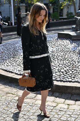 PFW Miu Miu Outside Arrivals Rain Spencer arriving at the Miu Miu show during Paris Fashion Week, in Paris, France on 4 October 2026. Photo by Julien Reynaud APS-Medias ABACAPRESS.COM Paris France  Copyright: xReynaudxJulien APS-Medias ABACAx