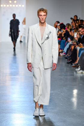 PFW - Niccolo Pasqualetti Runway A model walks the runway during the Niccolò Pasqualetti Womenswear Spring Summer 2027 show as part of Paris Fashion Week on October 04, 2026 in Paris, France. Photo by Shootpix ABACAPRESS.COM Paris France  Copyright: xShootpix ABACAx