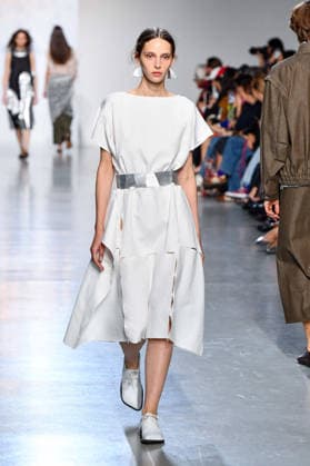 PFW - Niccolo Pasqualetti Runway A model walks the runway during the Niccolò Pasqualetti Womenswear Spring Summer 2027 show as part of Paris Fashion Week on October 04, 2026 in Paris, France. Photo by Shootpix ABACAPRESS.COM Paris France  Copyright: xShootpix ABACAx