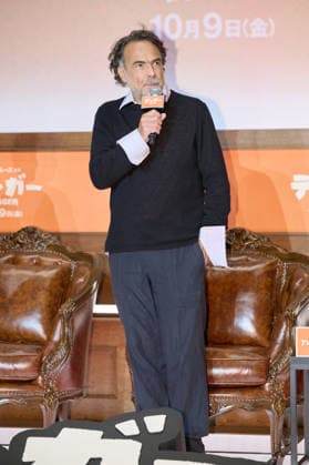 Director Alejandro Gonzalez Inarritu attends the press conference for his movie Digger at Roppongi Hills, Tokyo, Japan on October 5, 2026. The movie opens in Japan on October 9.  aflo_353465784