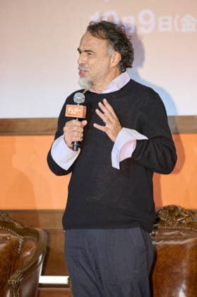 Director Alejandro Gonzalez Inarritu attends the press conference for his movie Digger at Roppongi Hills, Tokyo, Japan on October 5, 2026. The movie opens in Japan on October 9.  aflo_353465791