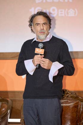 Director Alejandro Gonzalez Inarritu attends the press conference for his movie Digger at Roppongi Hills, Tokyo, Japan on October 5, 2026. The movie opens in Japan on October 9.  aflo_353465792