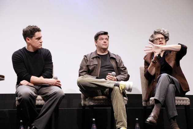 New York Tastemaker screening of Amazon MGM Studios™ project Hail Mary at The Whitby Hotel Screening Room Featuring: Phil Lord (Director, Producer), Chris Miller (Director, Producer) and James Ortiz (Rocky) Where: New York, New York, United States When: 04 Oct 2026 Credit: Marion Curtis StarPix for Amazon MGM Studios INSTARimages EDITORIAL USE ONLY. NOT FOR USE BY NEWSPAPERS BASED IN THE UK. Copyright: xx instar56075206