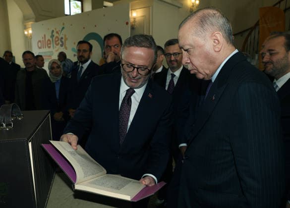 Turkish President Recep Tayyip Erdogan ISTANBUL, TURKIYE - OCTOBER 5: (----EDITORIAL USE ONLY - MANDATORY CREDIT - TURKISH PRESIDENCY MUSTAFA KAMACI HANDOUT - NO MARKETING NO ADVERTISING CAMPAIGNS - DISTRIBUTED AS A SERVICE TO CLIENTS----) Turkish President Recep Tayyip Erdogan attends the AileFest held at Rami Library in Istanbul, Turkiye, on October 5, 2026. TUR Presidency Mustafa Kamaci Anadolu Istanbul Turkey. Editorial use only. Please get in touch for any other usage.  Copyright: x2026xAnadoluxTURxPresidencyx xMustafaxKamacix