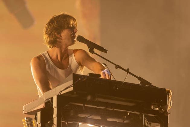October 4, 2026, Austin, Texas, USA: PATRICK HETHERINGTON of Australian rock band Parcels during the Austin City Limits Music Festival at Zilker Park in Austin, Texas Austin USA  - ZUMAs135 20261004_zap_s135_204 Copyright: xDanielxDeSloverx